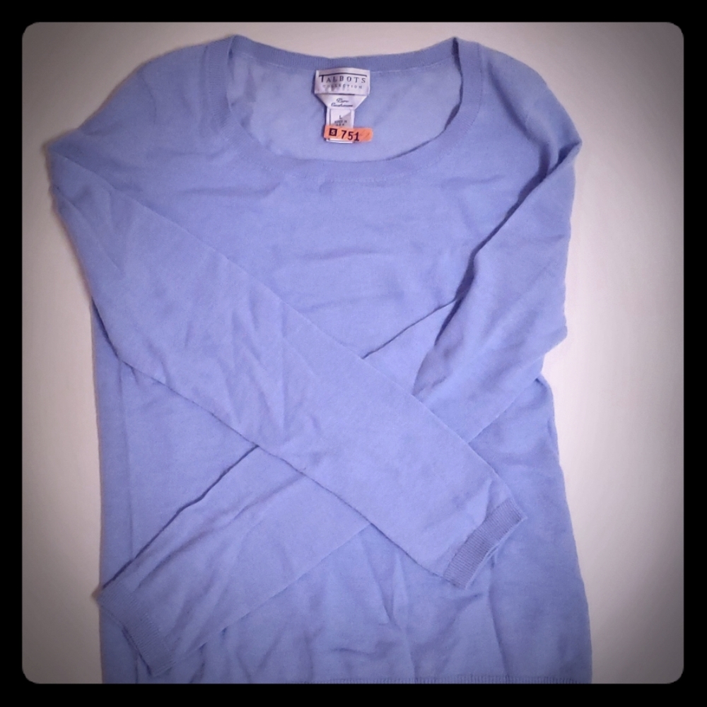 Talbots pure cashmere lightweight  sweater